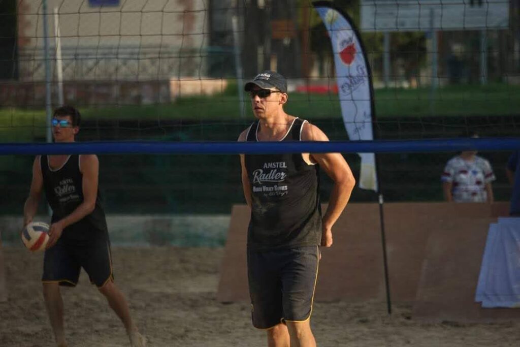 Beach volleyball in Athens Stefan and Marcus